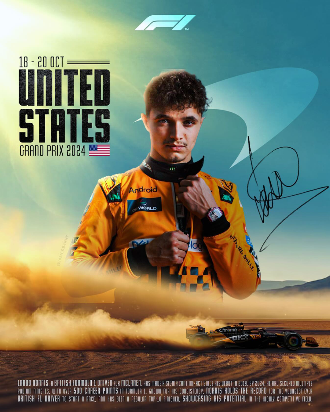 Lando Norris USA 2025